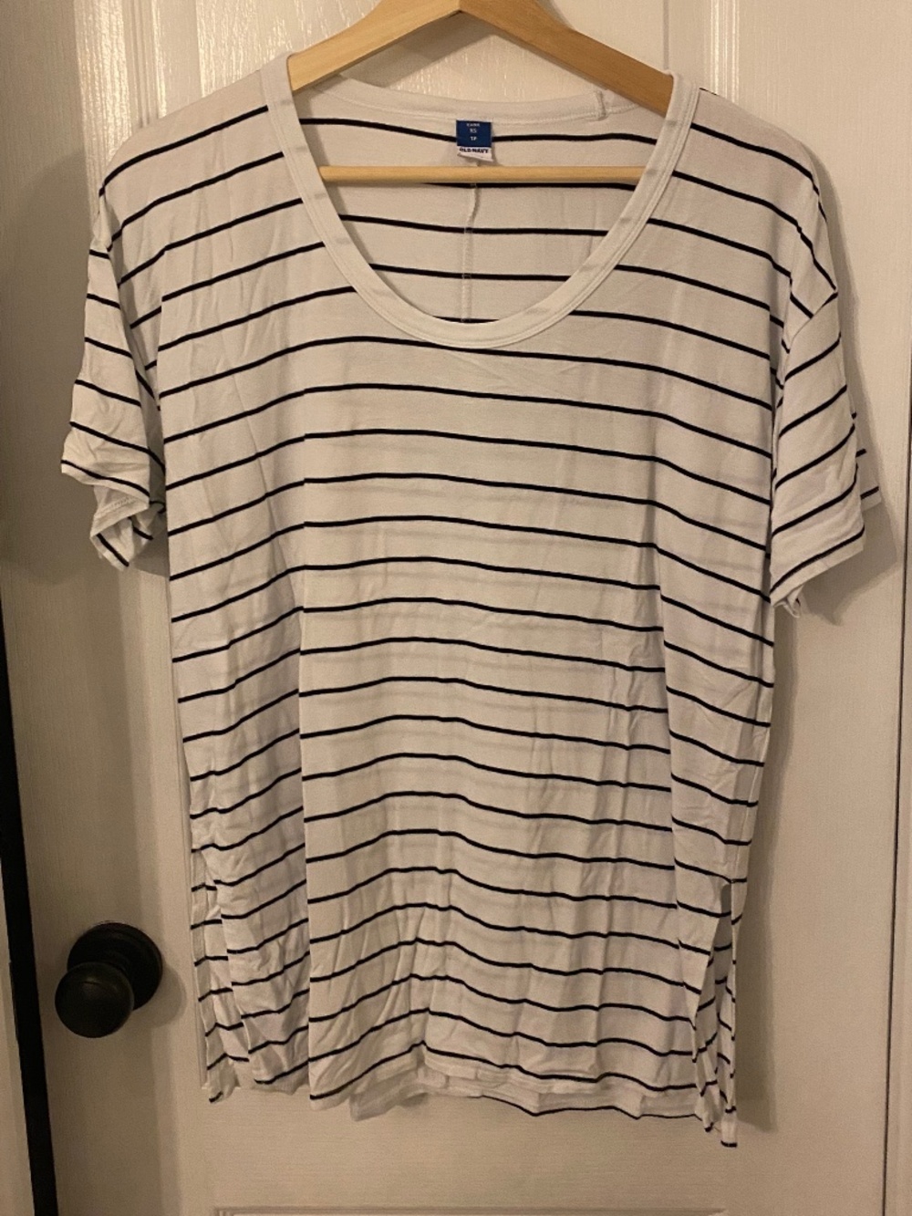 Old Navy Oversized Luxe Striped T-Shirt
